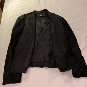 Coldwater Creek Classic P8 Black Velvet Blazer